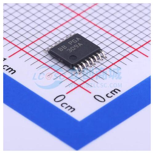 ADC/DAC-专用型 PGA309AIPWR TSSOP-16 单总线；I2C 原装正品