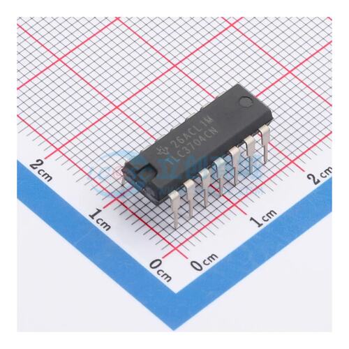 比较器 TLC3704CN PDIP-14 四路 原装正品 电子元器件