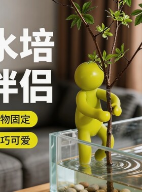 新款水培植物生长伴侣防倒伏扶枝