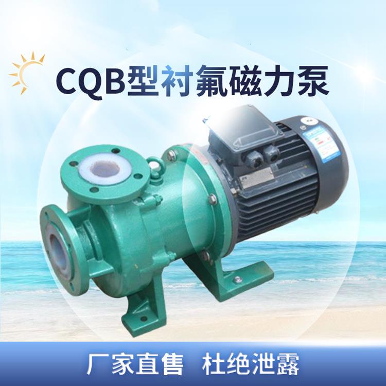 无泄漏磁力泵CQB65-50-150FD耐腐蚀化工泵直连式磁力泵厂家