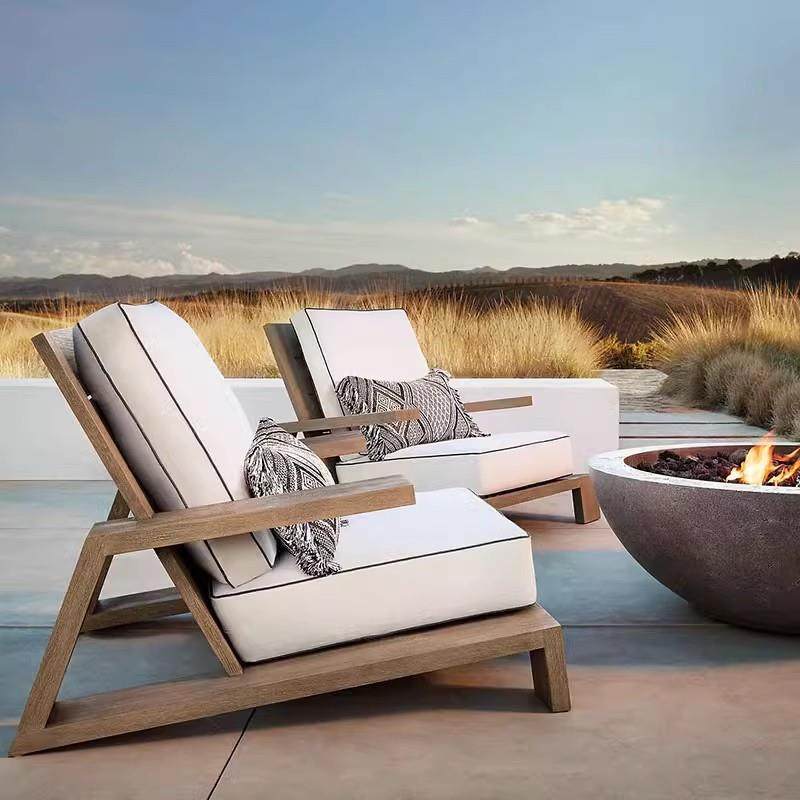 户外休闲柚木沙发庭院防水防晒高端酒店民宿室外露天露台沙发家具,商业/办公家具,休闲椅系列,淘宝优惠券,粉丝福利购,淘宝优惠卷