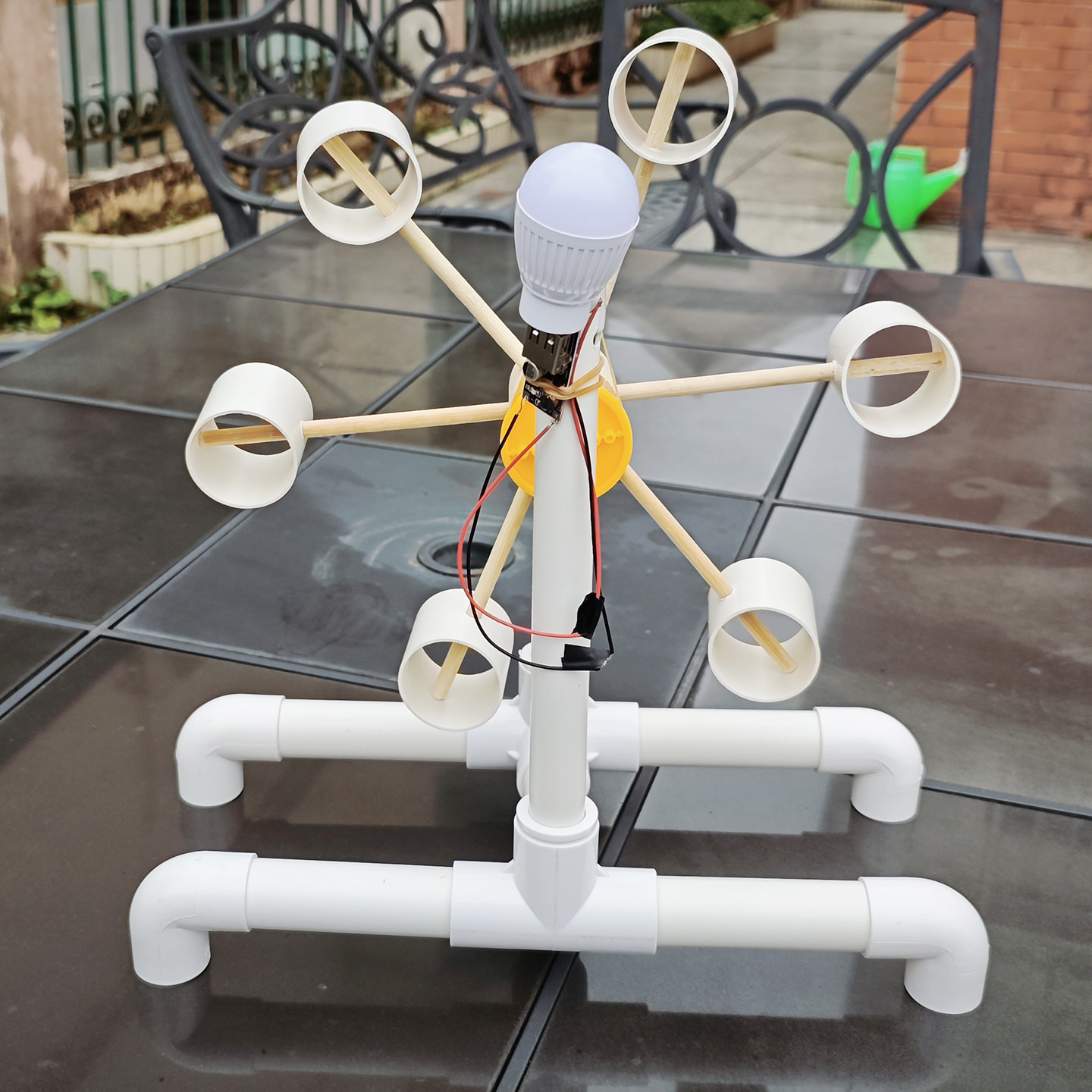 手工水力发电水车模型演示转轮水车教具科学启蒙科技小制作配件包