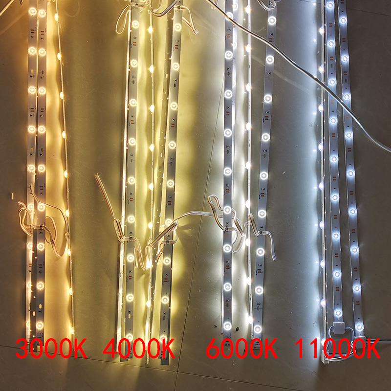 中性光暖白正白冷白3030漫反射卷帘透镜拉布灯箱软膜天花12V灯条