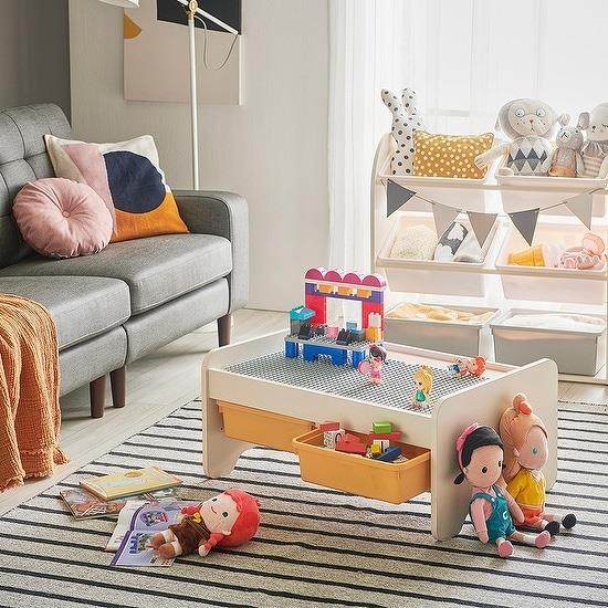 北欧ins风实木儿童 宝宝 幼儿 游戏桌 书桌 绘画桌 环保