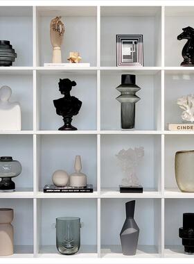 样板房客厅创意家居酒柜软装饰品家居摆件工艺品相架组合ZH2538