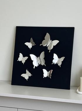 法式立体diy客厅装饰画 画沙发背景墙面挂画 画蝴蝶卧室桌面摆件