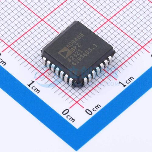 模拟开关/多路复用器 ADG406BPZ PLCC-28(11.5x11.5) 原装正品
