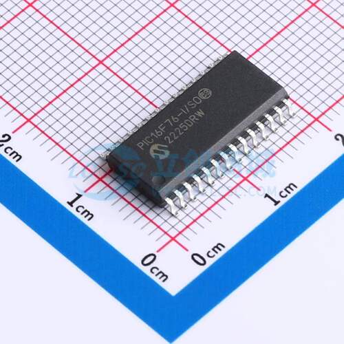 单片机(MCU/MPU/SOC) PIC16F76-I/SO SOIC-28-300mil 原装正品