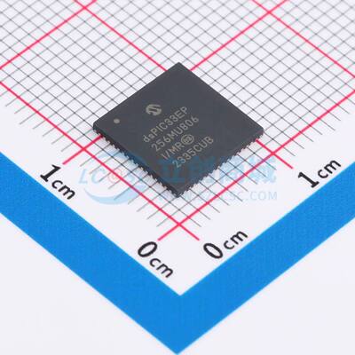 单片机(MCU/MPU/SOC) dsPIC33EP256MU806-I/MR QFN-64-EP(9x9) 原