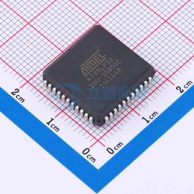 单片机(MCU/MPU/SOC) AT89LP52-20JU PLCC-44(16.6x16.6) 原装正