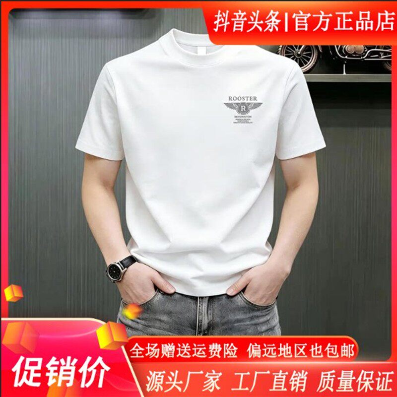 枫善服饰夏季新款爆款男时尚潮流圆领索罗娜短袖T恤男打底衫上衣