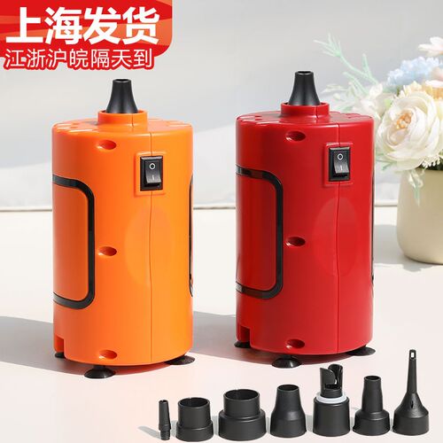 自动吹气球机电动充气泵打气筒便携式工具打铝膜气球波波球单孔