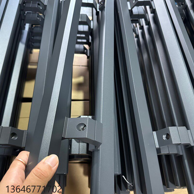 有框玻璃门把手加厚铝合金大门拉手推拉门木门包厢门有.加长螺丝
