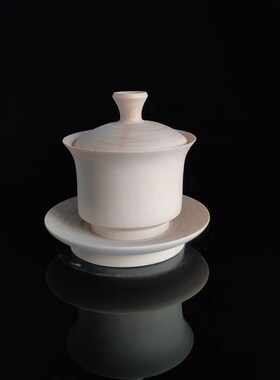 木制品漆器木胎大漆生漆漆画烙画DIY椴木胎可 加工定做 茶碗套装