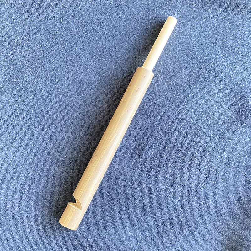 8090后竹子做的玩具吹拉鸟笛哨抽拉学鸟叫的竹哨子竹溜溜笛引鸟哨