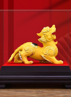 貔貅摆件招财客厅办公室桌面装饰品公司店铺开业活动高档礼物定制