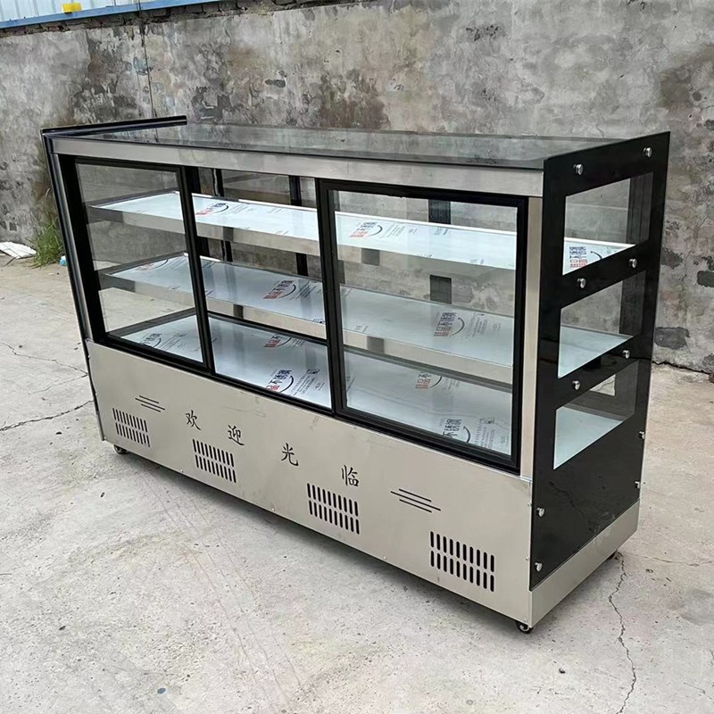 直角冷藏保鲜柜商用点菜柜鸭脖烧烤卤菜熟食摆摊架菜品凉菜展示柜