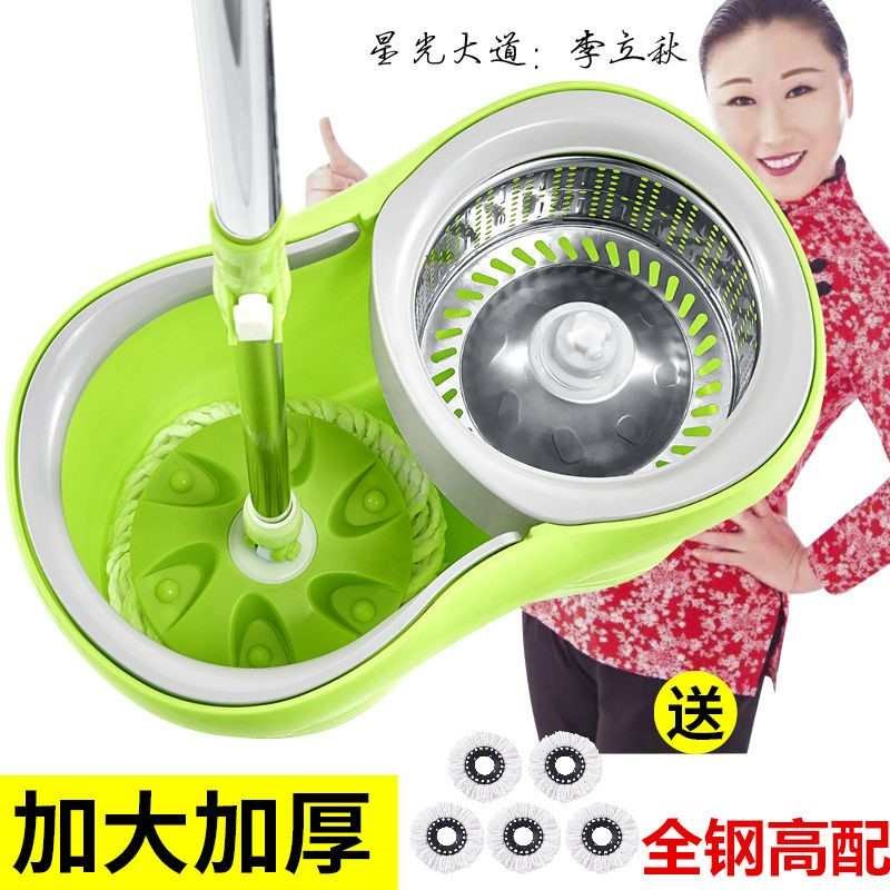 家拖布免手神旋转用好加大拖把洗拖懒人拖把桶拖地墩布
