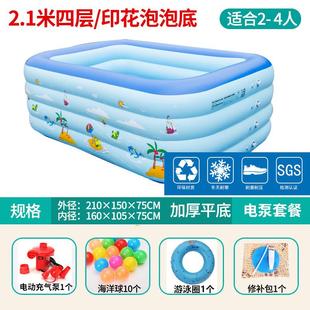 婴儿童充气游泳池家用大人小孩可户外水池宝宝室内洗澡桶大型新款