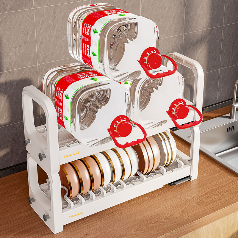 沥水碗架碗碟收纳置物架厨房可伸缩碗碟餐具收纳架多功能沥水架子