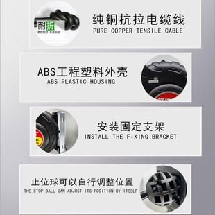 电鼓自动收卷插板卷线器线盘伸缩电源线回弹接线板10米15米排插座