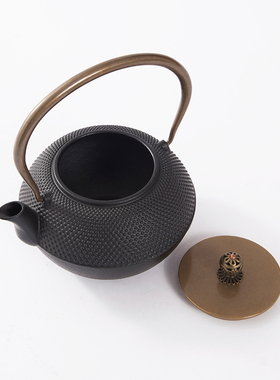 新中式茶室博古架茶壶茶具铁壶摆件售楼处样板间书房书柜软装饰品