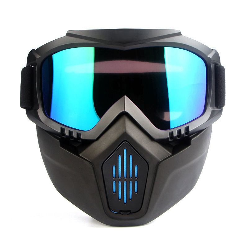 防护面罩高清防尘防雾防风沙电焊防强光防烤脸面具全脸防护防烟罩