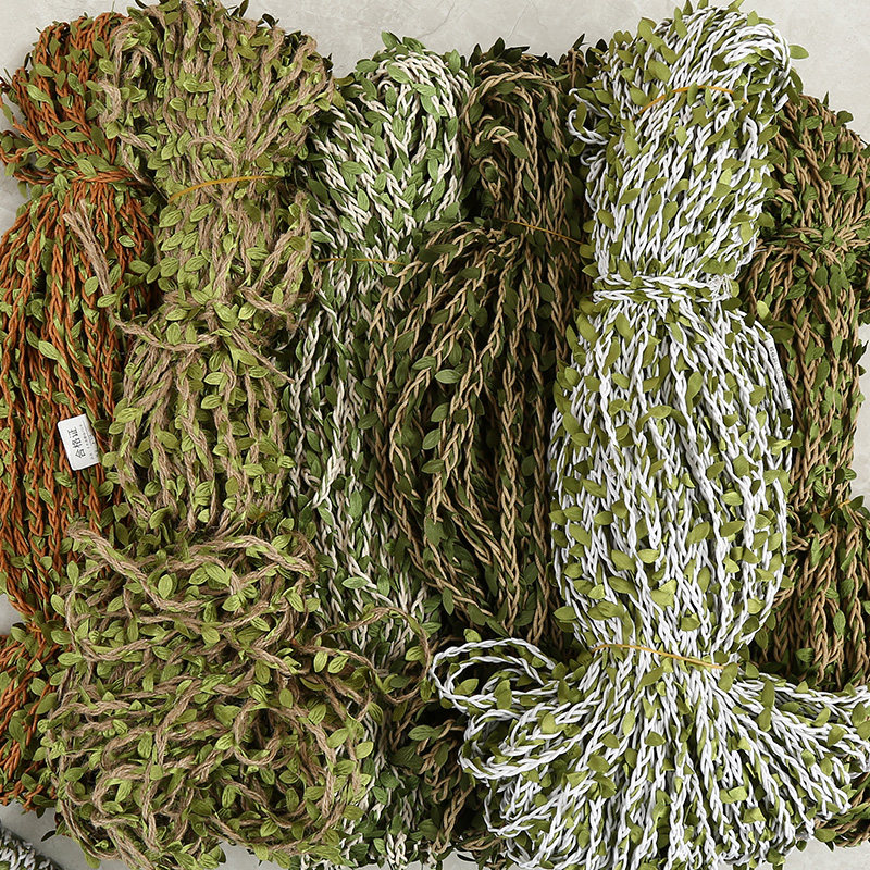 100米蜡线编织彩色麻绳树叶绳子森系装饰藤条DIY发饰幼儿环创手工,居家布艺,绳子,淘宝优惠券,粉丝福利购,淘宝优惠卷