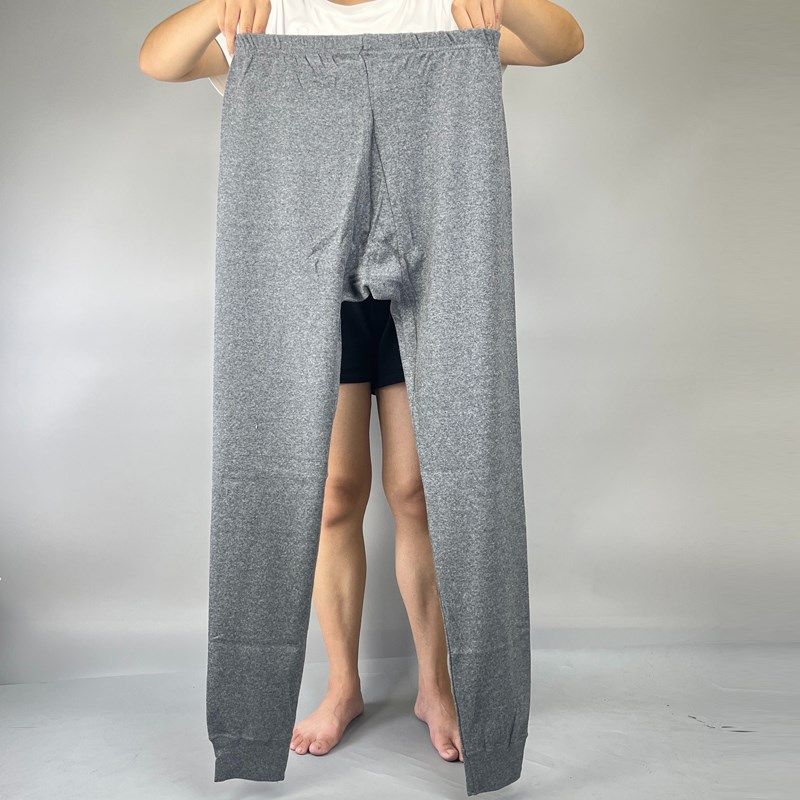 纯棉加长版秋裤男生190高个子120cm青年学生薄款超长打底保暖衬裤