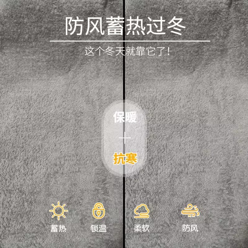 加绒加厚罩衣成人冬季外穿厨房围裙防水耐磨四川省服男款女工作服
