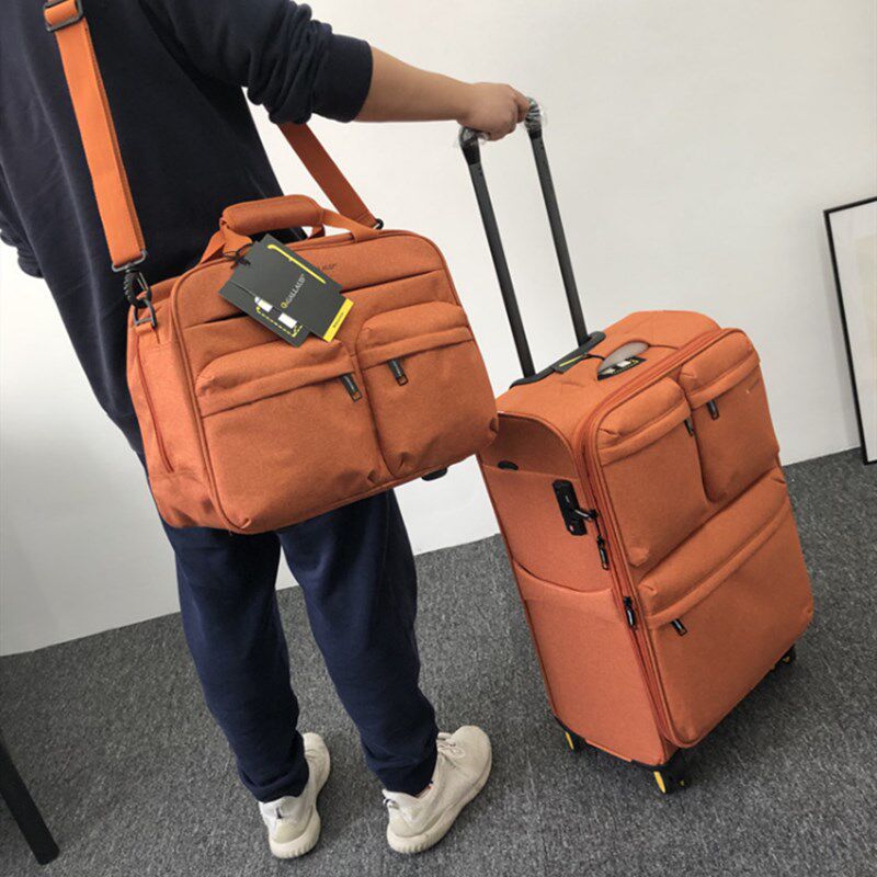 牛津布拉杆箱男i女学生万向轮24旅行箱28行李托运箱20寸登机子母
