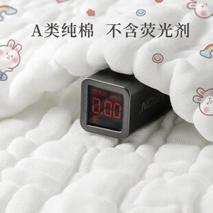 纯棉纱布可穿浴巾儿童专用大童春秋季a类洗澡加厚2024新款可裹