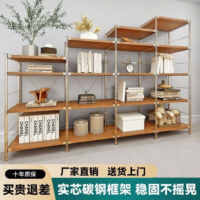 新款网红落地置物架厨房厨具收纳层架书房J阳台卧室客厅超市多层