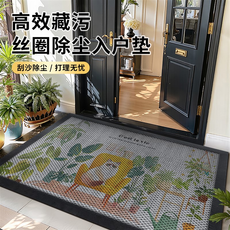 入户门垫进门口地垫丝圈防滑垫户外门口脚垫室外2025新款耐脏地毯