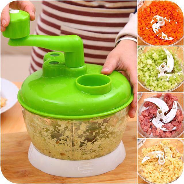 大号手动绞菜机绞肉机多功能料理器D手摇碎菜宝绞菜切菜器 榨汁器