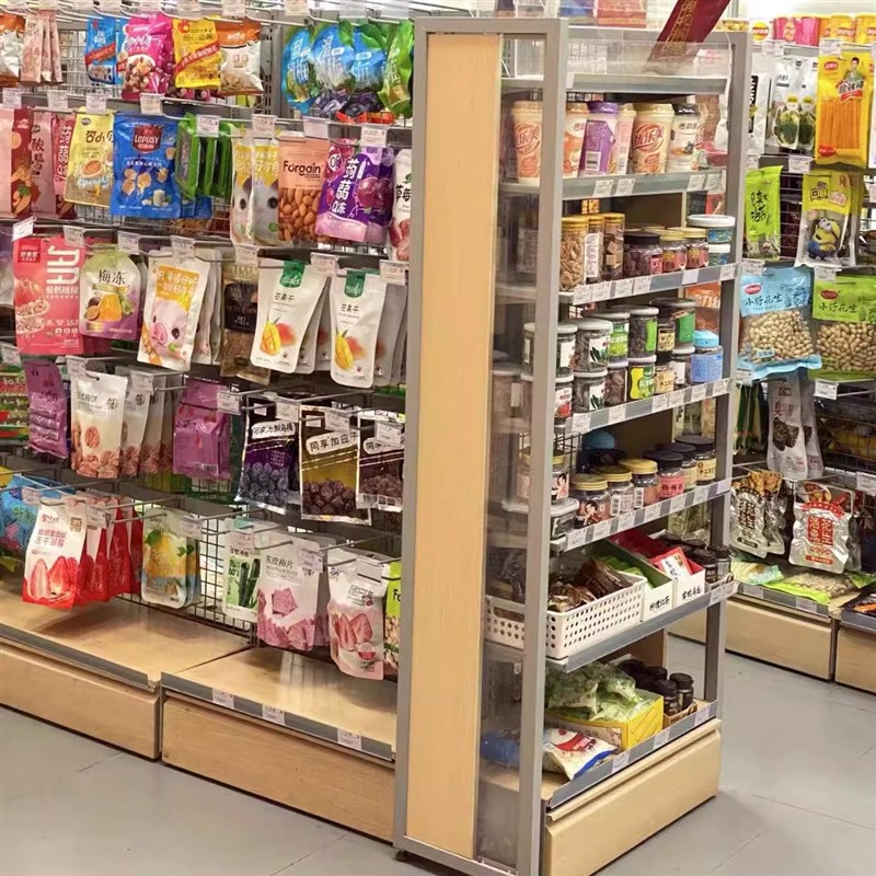 美宜佳5.0货架连锁便利店超市多层架精品展示架置物架Z商品陈列架