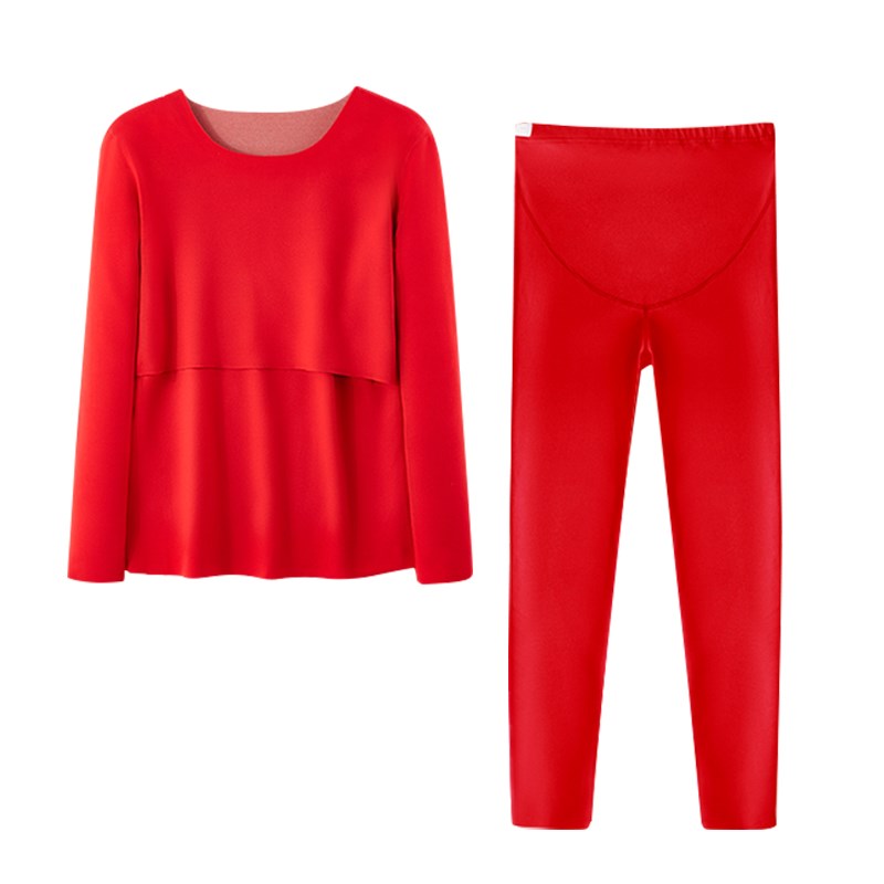 2025蛇年本命年孕妇哺乳保暖内衣套装女士秋衣秋裤礼盒礼物孕产后