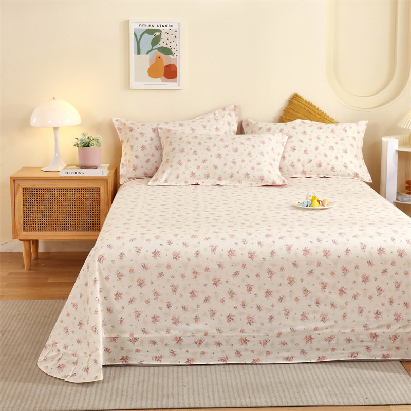 小清新纯棉床单单件100全棉棉被单学生宿舍单人单子睡单垫单夏季.