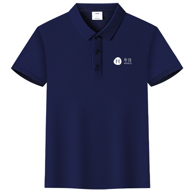 夏季华住酒店工作服polo衫 酒店员G工服装文化活动服定制logo