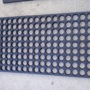 厂吊钩抛丸机配件376378漏砂板喷J砂机橡胶板筛网孔垫板耐磨