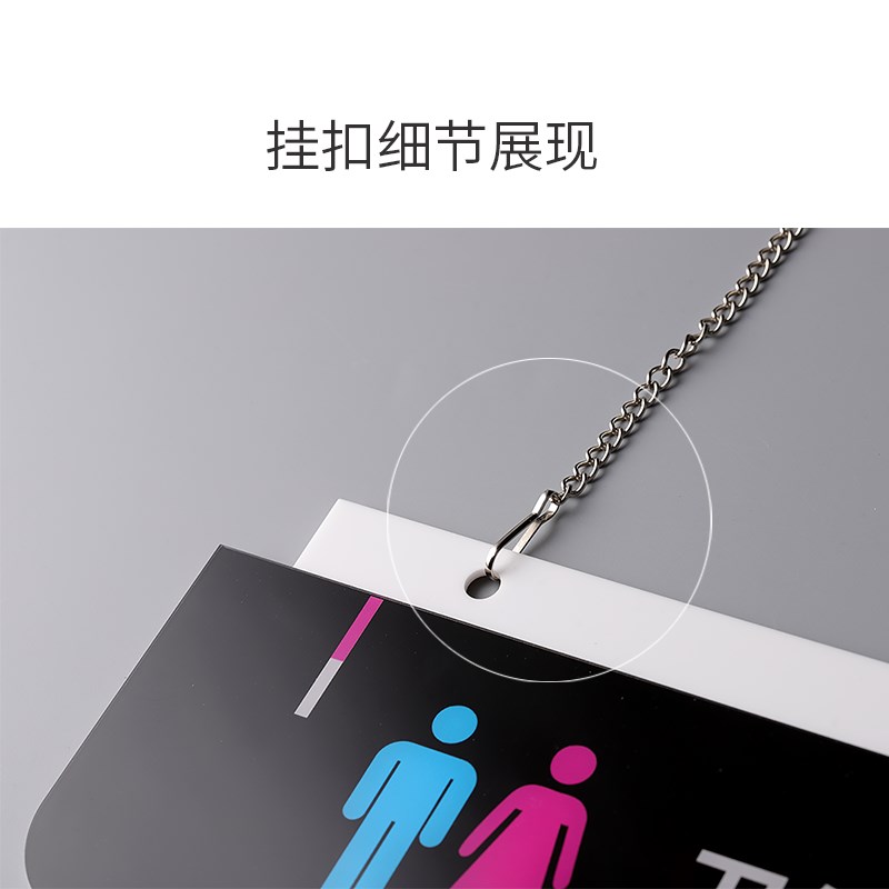 新款公司部门吊牌悬挂式单双面办公区域挂牌科室提示牌商场仓库酒