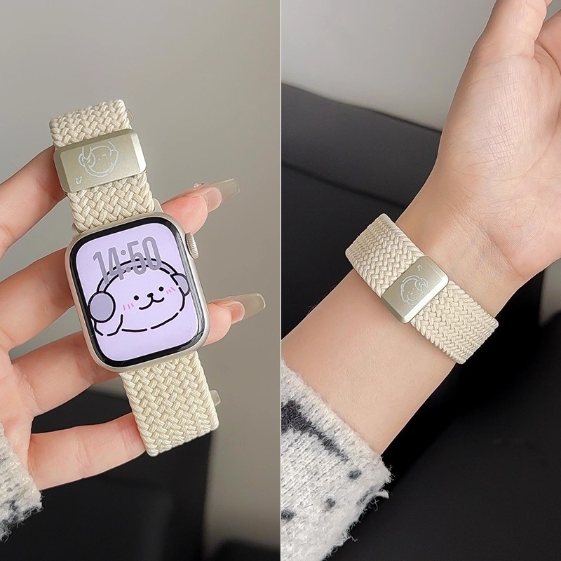 卡通可爱音乐小狗磁吸iwatch表带