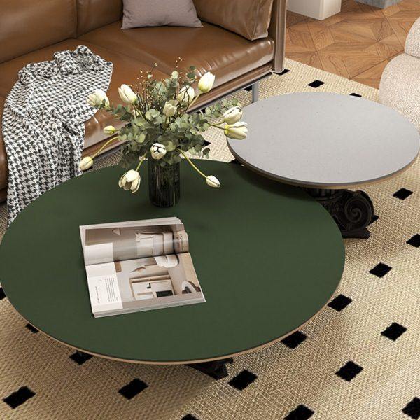 纯色圆形茶几垫桌布免洗防油防水防烫桌垫轻奢高级感圆茶几保护垫,居家布艺,茶几垫,淘宝优惠券,粉丝福利购,淘宝优惠卷