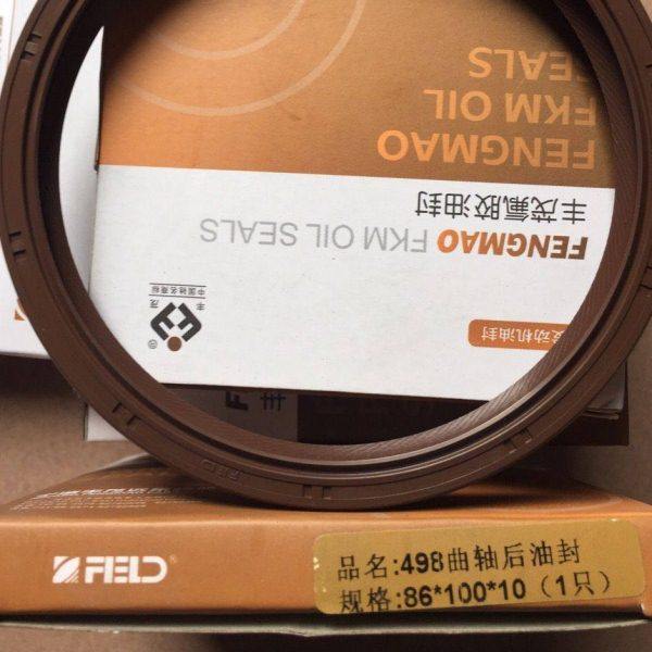大柴498曲轴油封王和高温氟胶油封后86*100*10前58*80*10叉车配件