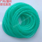 结束保护带 卷式 电线收纳整理理线器 包线管绕线管 缠绕管8mm绿色