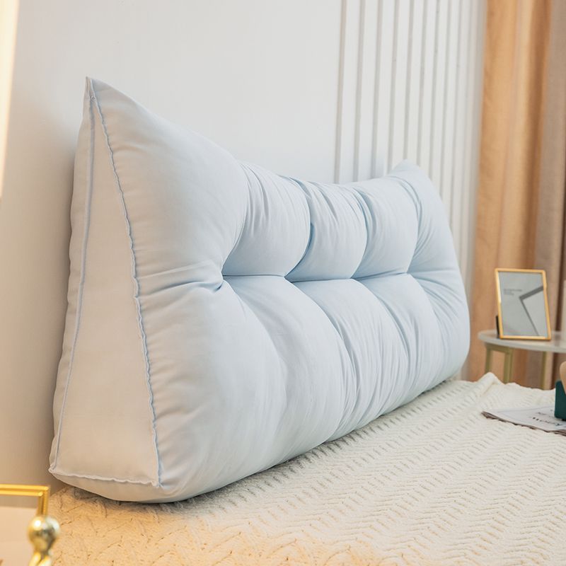 简约靠枕床头f护腰大靠背卧室防撞床上靠垫天蓝榻榻米软包免拆洗