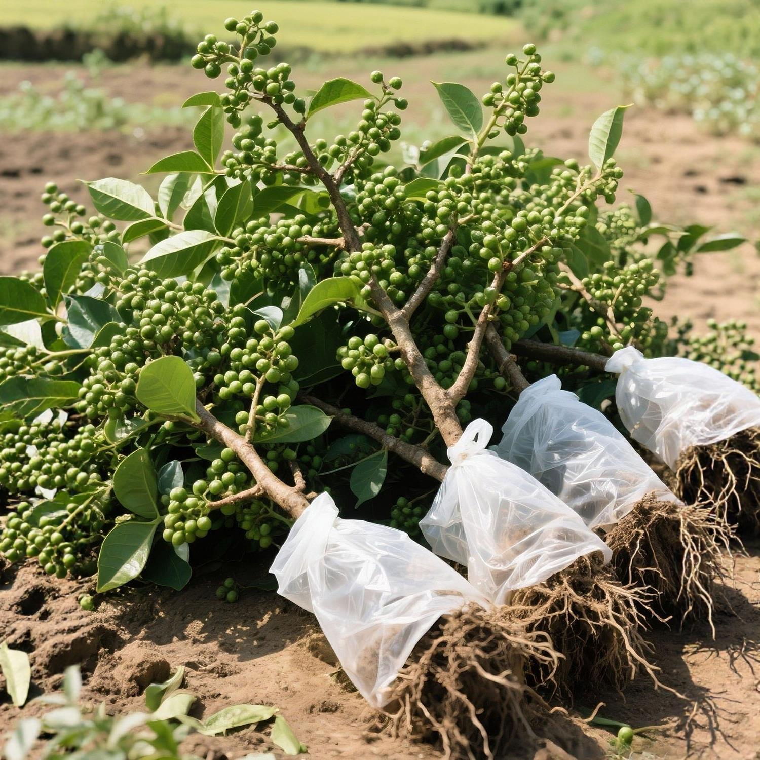 四川藤椒树苗青花椒苗无刺花椒树大红袍花椒苗盆栽地栽庭院种特辣