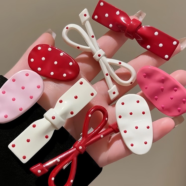 奶呼呼的发夹好像冰淇淋