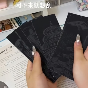 【解压神器】城市夜景刮刮画创意diy美术玩具梦幻画纸彩色刮刮乐