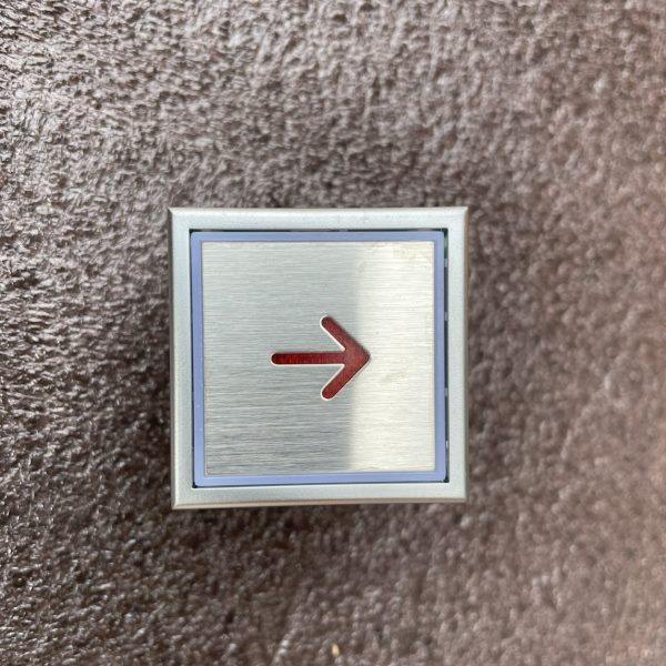 蒂森电梯配件  MTD-280按钮 菱王电梯按钮 大方型按键 安装工程